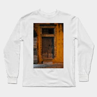 Old Door in Ibla, Ragusa, Sicily, Italy Long Sleeve T-Shirt